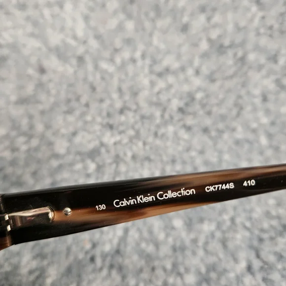 Calvin Klein Collection Black Sunglasses with Case - Picture 6 of 7